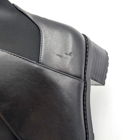 Anne Klein Stamford Knee High Boots Women's Almond Toe Black Size US7.5M EU38 - Picture 13 of 13